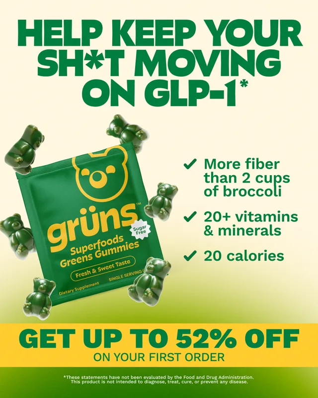 Source ad: Grüns daily gummies